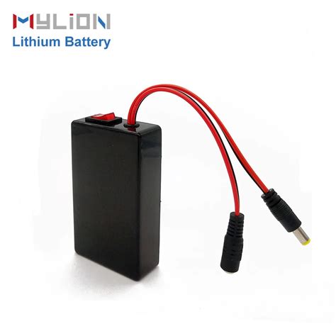 mylion volt mah small lithium ion backup battery pack  led lightpanelcameraip camera