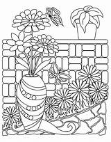 Coloring Macmillan Zendoodle Calming Gardens Big Powells sketch template