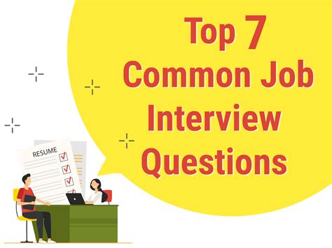 Common Job Interview Questions And Answers