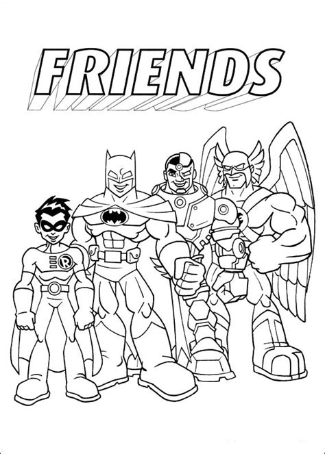 superfriends coloring pages coloringpagescom