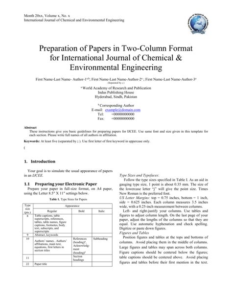 ijcee paper template world academy  research  publication