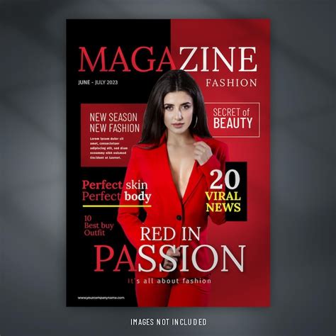 magazine cover page design