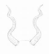 Horns Horn sketch template
