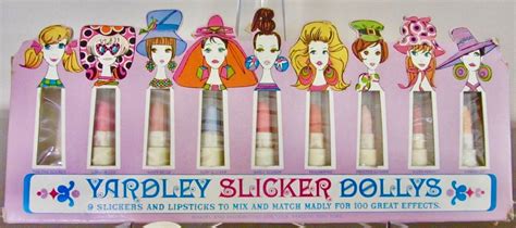 yardley slicker dollys lipstick set c late 1960s