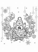 Volwassenen Kerstmis Erwachsene Weihnachten Fun Stimmen Stemmen Kleuren sketch template