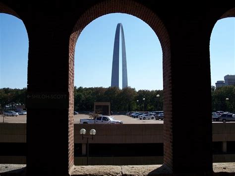 st louis mo train station view of the gateway arch photo picture