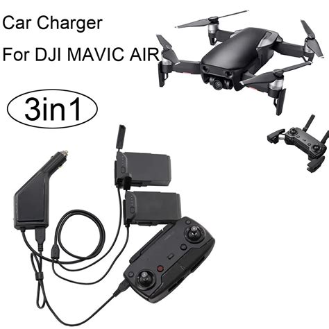 drone car fast charger adapter  dji mavic air remote control battery charging hub