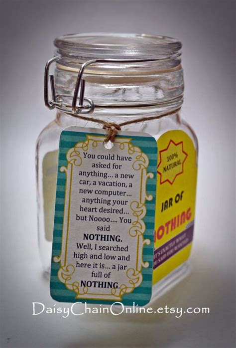 Best Gag T A Jar Of Nothing Funny T By