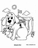 Clifford Coloring Dog Pages Red Big Puppy Print Printable Color Getcolorings Popular Coloringhome sketch template