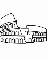 Colosseum Supercoloring sketch template