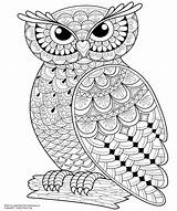 Mandala Coloring Pages Owl Animal Gratis Choose Board Färglägg Owls Print sketch template
