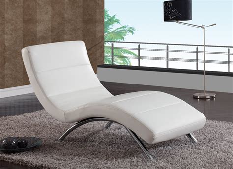 leather upholstery modern chaise lounge  global furniture