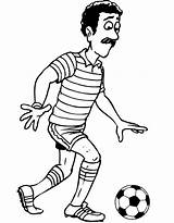 Coloring Soccer Man Pages Cup Playing Print Gif Player Players Site Popular Coloringhome Cautious sketch template