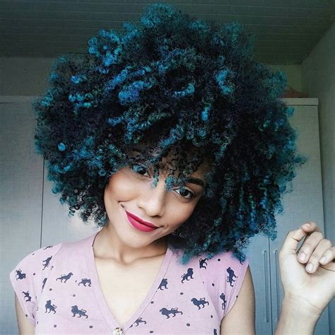 curly hair blue hair instagram atfutricandomoda curly hair styles blue hair wild hair color