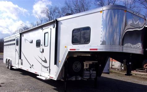 merhow horse trailers  living quarters tadlock trailer sales