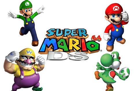 Diy Frame Cartoon Super Mario 64 Ds Game Poster Fabric Silk Wario
