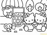 Kitty Hello Coloring Pages Friends Colorear Color Her Drawing Popcorns Eating Ausmalbilder Para Printable Colouring Malvorlagen Print Imágenes Sanrio Cute sketch template