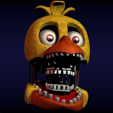 withered chica  wip  coolioart  deviantart