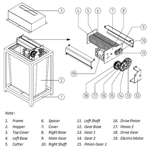 paper shredder wiring diagram