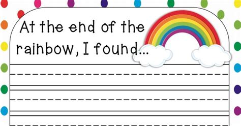 classroomcompulsionrainbowwritingpromptpdf writing pins rainbow