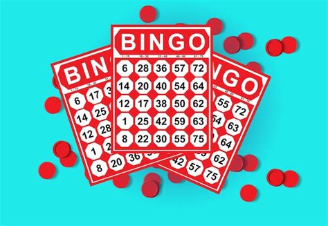 ilustración del juego de cartas de bingo vector premium