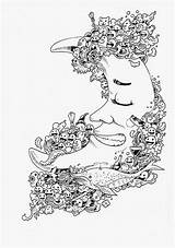 Coloring Doodle Invasion Adult Pages Book Kerby Drawings Rosanes Colouring Printable Behance Books Doodles Ups M1 раскраски Grown Illustration Rendition sketch template