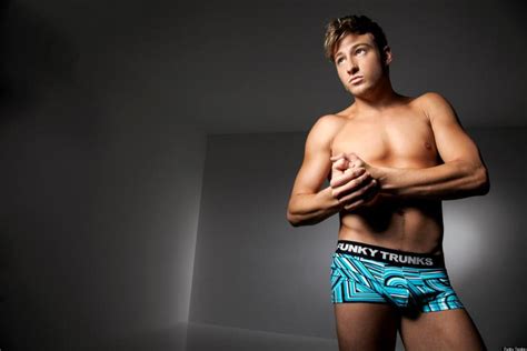 Matthew Mitcham Gay Australian Olympic Diver Models Funky Trunks