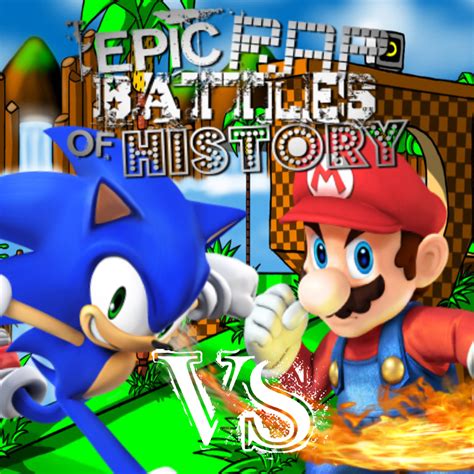 Image Mario Vs Sonic Png Epic Rap Battles Of History
