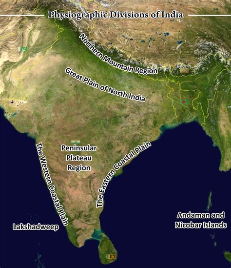 physiographic divisions  india  overview