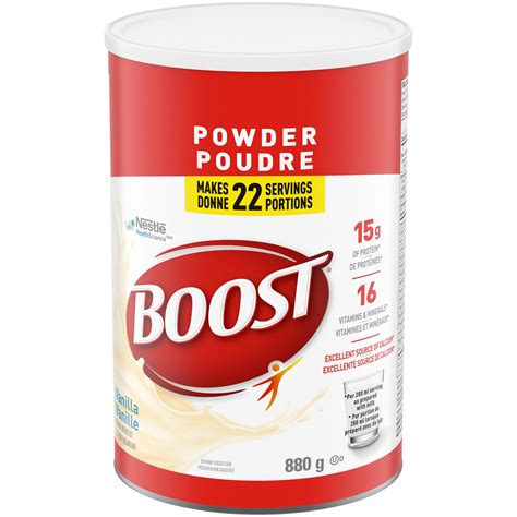 boost nutritional powder instant breakfast drink mix vanilla