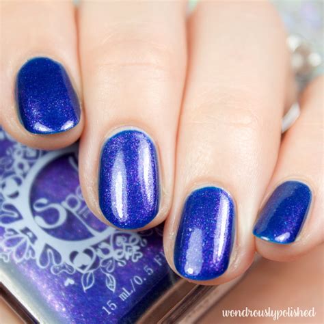 ~summer Nights Like Magic~ Deep Royal Blue Violet Duochrome Nail Polish