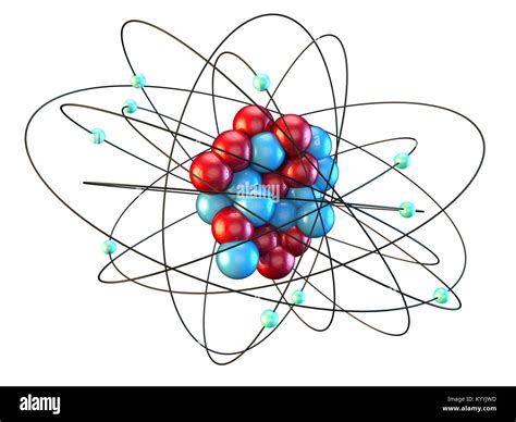 neon atomic structure  res stock photography  images alamy