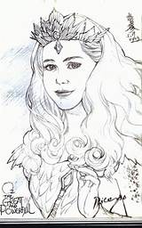 Glinda Wt Rosalind sketch template