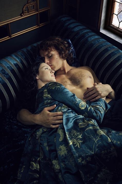 outlander sam heughan and caitriona balfe on the fallout