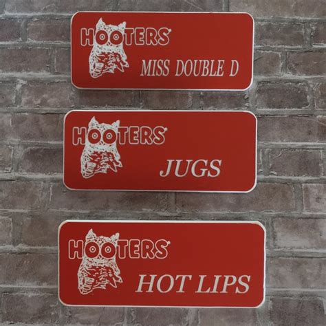 Hooters Accessories New Hooters Girl Uniform Name Tag Choose From