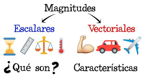 magnitudes escalares  magnitudes vectoriales ejemplos facil