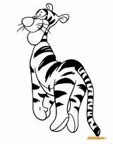 Tigger Pooh sketch template