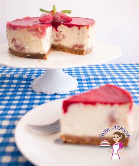 strawberry jello cheesecake recipe veena azmanov