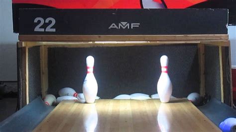 homemade bowling lane split conversions youtube