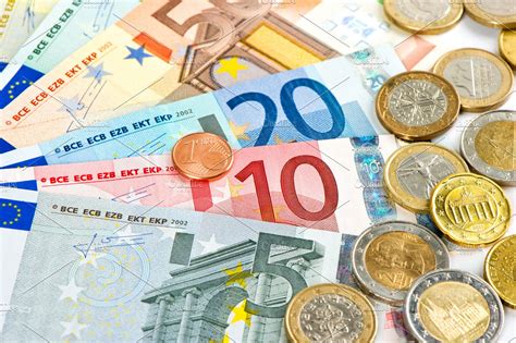 euro currency coins  banknotes high quality business images creative market