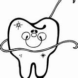 Dente Fio Higiene Pessoal Tudodesenhos Teeth sketch template