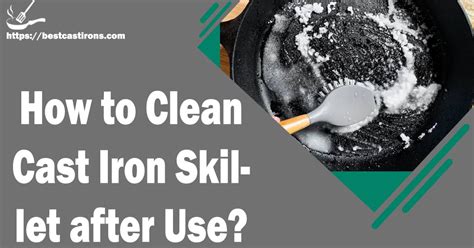 clean cast iron skillet      cleaning
