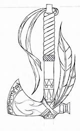 Tattoo Tomahawk Cherokee Tribal Indians Indias Indios Tatuajes Indigenas Tattoosplendour Terrific Lilz sketch template
