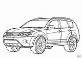 Pajero Eclipse Suv Outlander Kolorowanki Lancer Kolorowanka Jdm Druku Kleurplaten Supercoloring Kleurplaat Papercraft sketch template