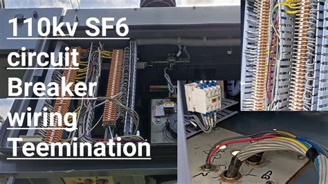 kv sf circuit breaker wiring termination circuit breaker ka wiring termination kese karte