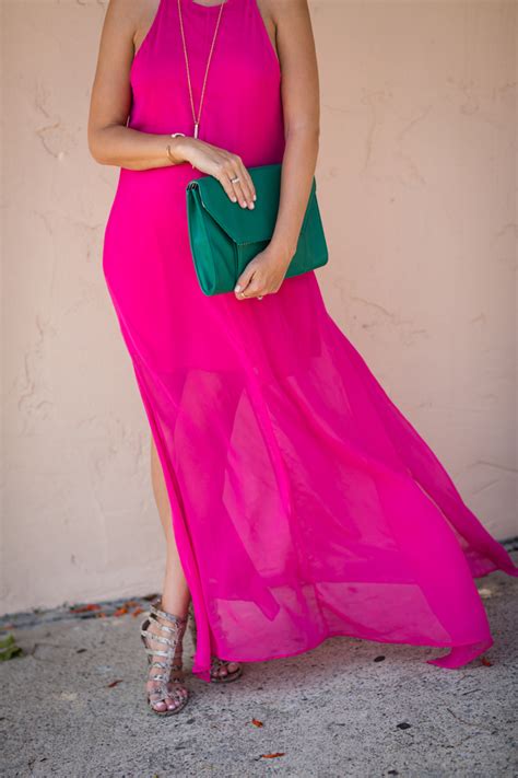 Pink Maxi Dress The Style Editrix