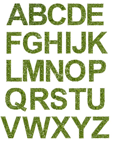 meadow alphabet