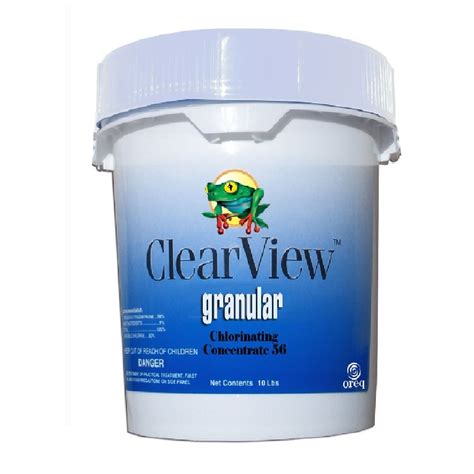 clear view  lb granular chlorine