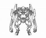 Pacific Rim Coloring Pages Robots Colouring Sketch Template Printable sketch template