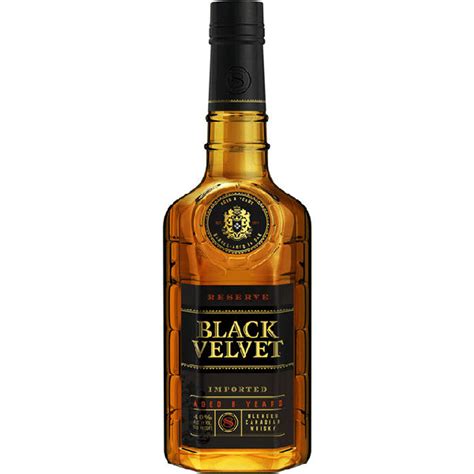 black velvet 8 year old reserve blended canadian whisky 750ml